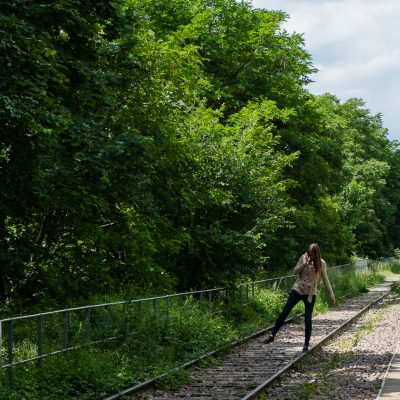 Sur un rail