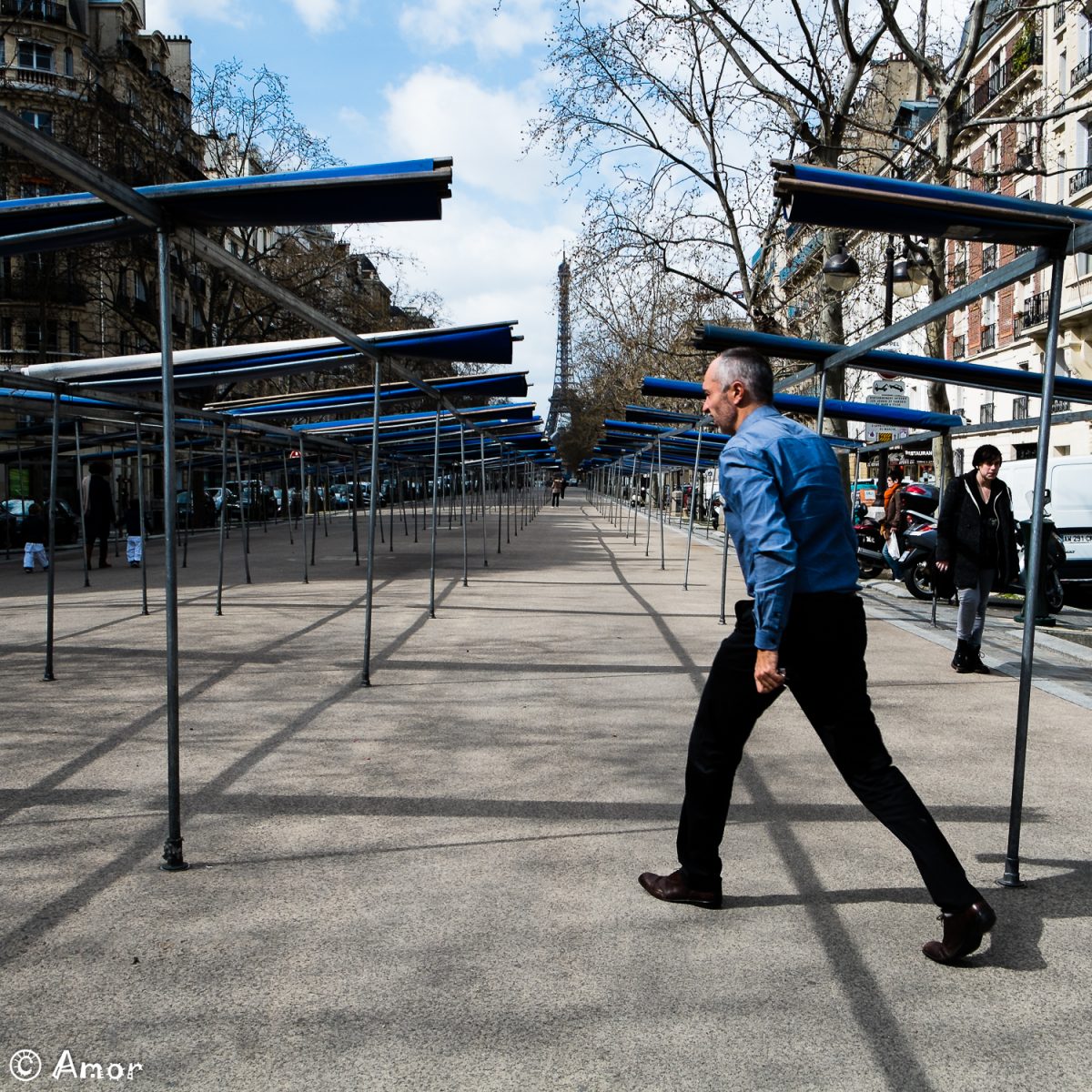 Marche dans le marché